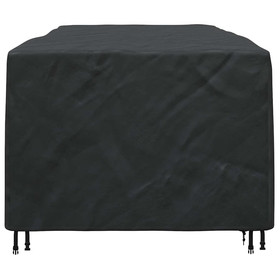 Hoes voor tuinmeubelen Zwart 300 x 140 x 90 cm 210D