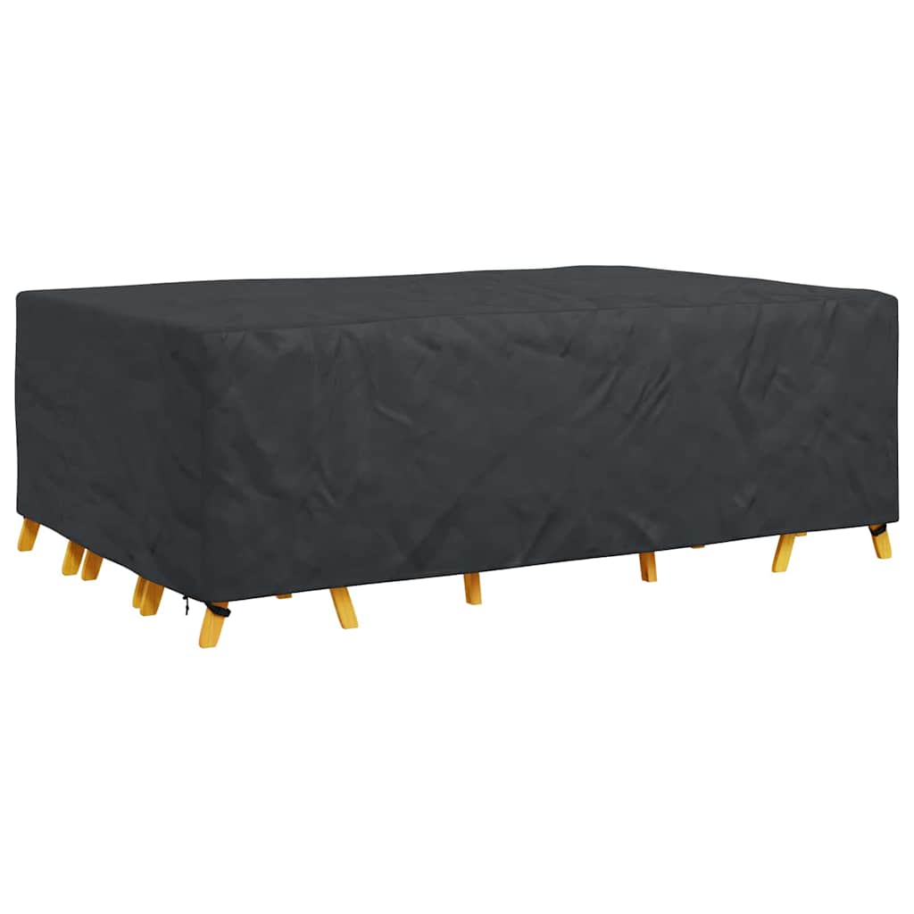 Hoes voor tuinmeubelen Zwart 300 x 200 x 90 cm 210D