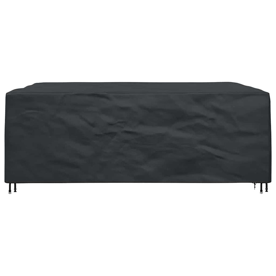 Hoes voor tuinmeubelen Zwart 300 x 250 x 70 cm 210D