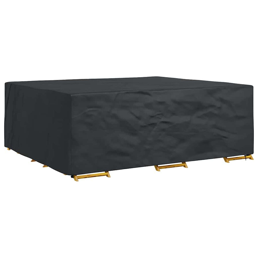 Hoes voor tuinmeubelen Zwart 300 x 250 x 70 cm 210D