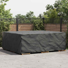 Hoes voor tuinmeubelen Zwart 300 x 250 x 70 cm 600D