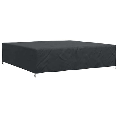 Hoes voor tuinmeubelen Zwart 300 x 300 x 70 cm 210D