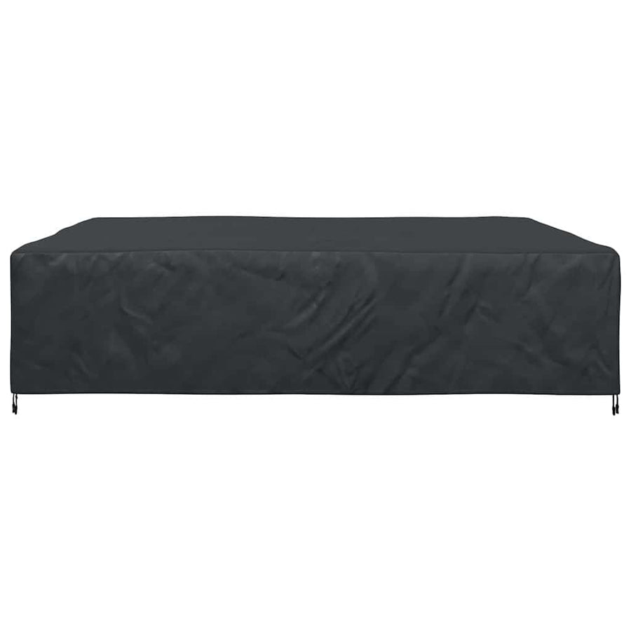 Hoes voor tuinmeubelen Zwart 300 x 300 x 70 cm 210D