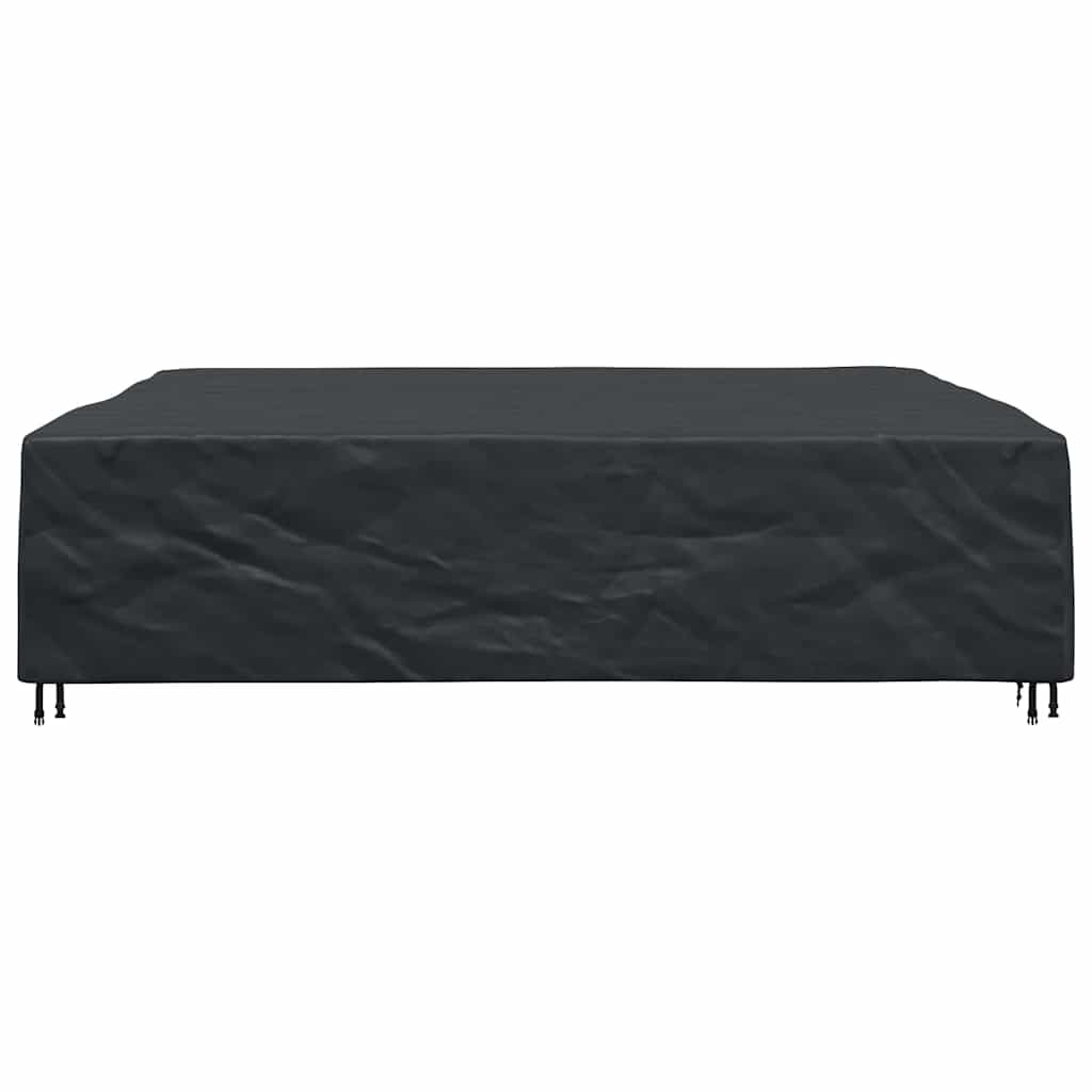 Hoes voor tuinmeubelen Zwart 300 x 300 x 70 cm 210D