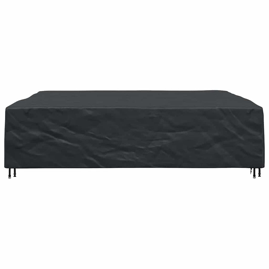 Hoes voor tuinmeubelen Zwart 300 x 300 x 70 cm 600D