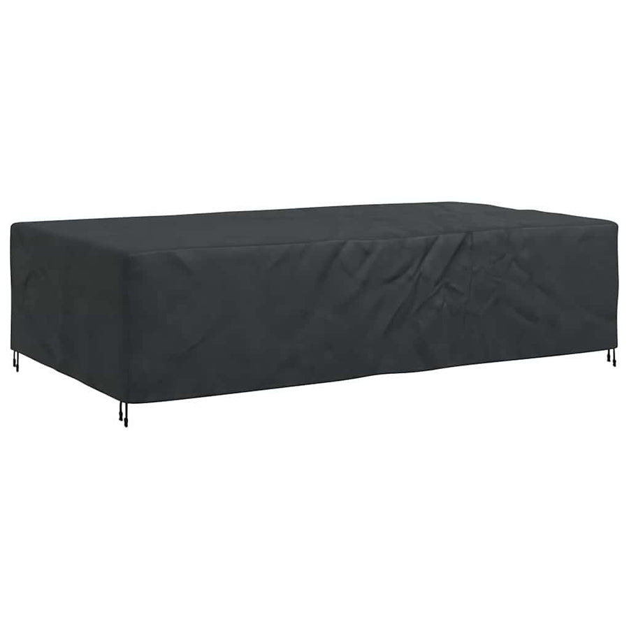 Hoes voor tuinmeubelen Zwart 305 x 190 x 85 cm 600D