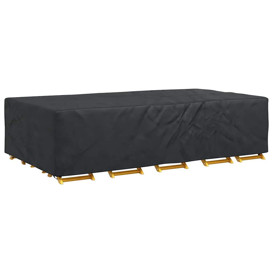 Hoes voor tuinmeubelen Zwart 305 x 190 x 85 cm 600D