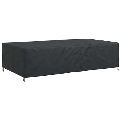 Hoes voor tuinmeubelen Zwart 315 x 180 x 74 cm 420D