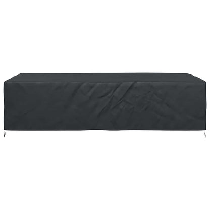 Hoes voor tuinmeubelen Zwart 315 x 180 x 74 cm 420D