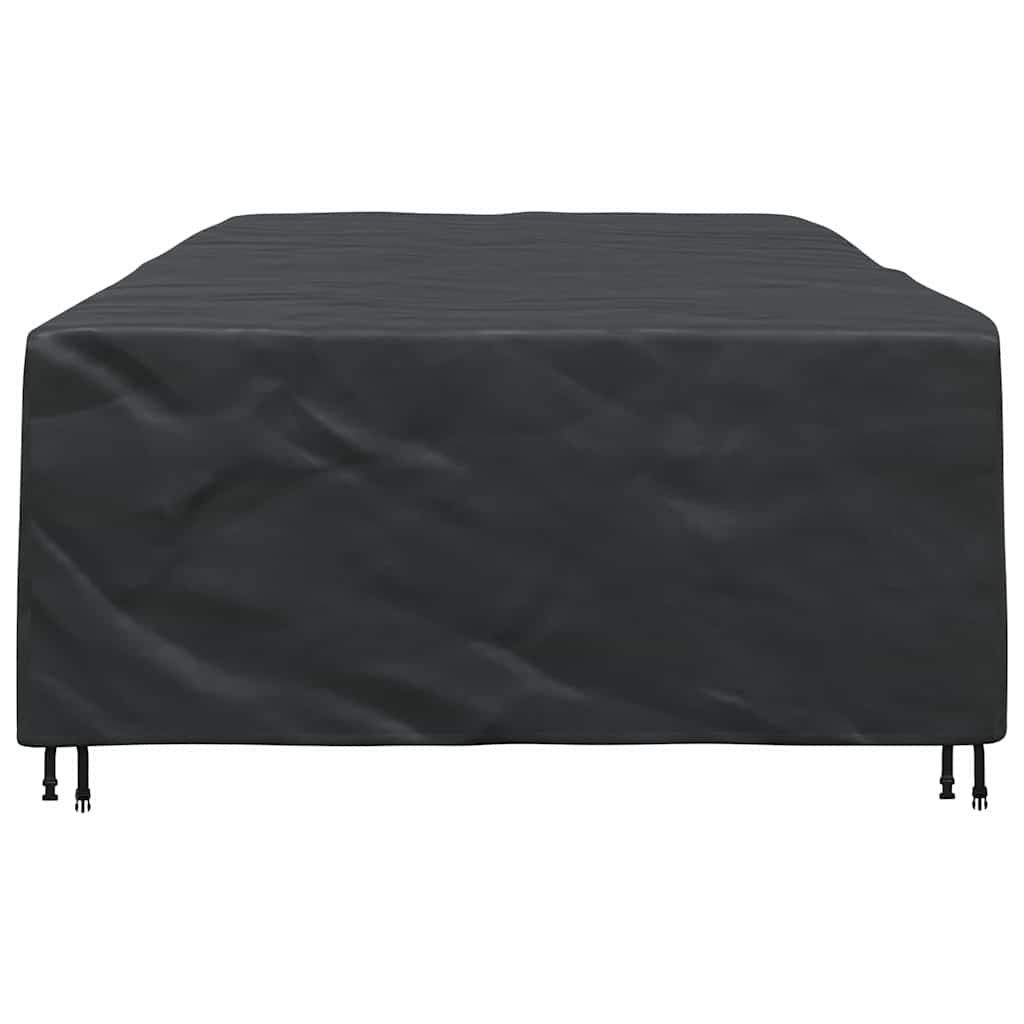 Hoes voor tuinmeubelen Zwart 315 x 180 x 74 cm 420D
