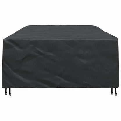Hoes voor tuinmeubelen Zwart 315 x 180 x 74 cm 420D