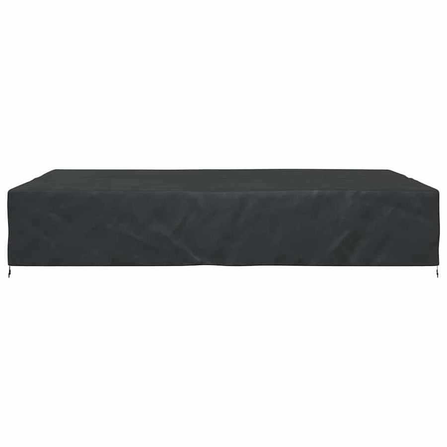 Hoes voor tuinmeubelen Zwart 350 x 260 x 90 cm 210D