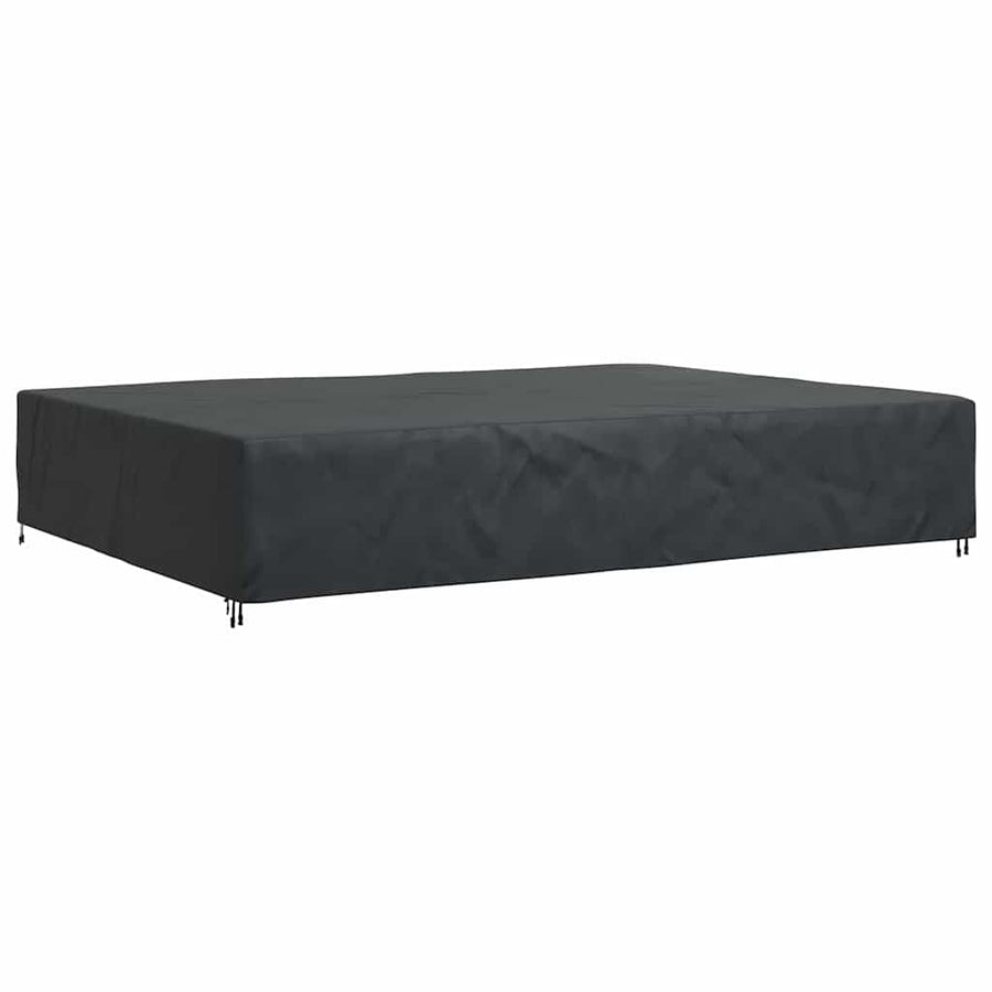 Hoes voor tuinmeubelen Zwart 400 x 300 x 70 cm 210D