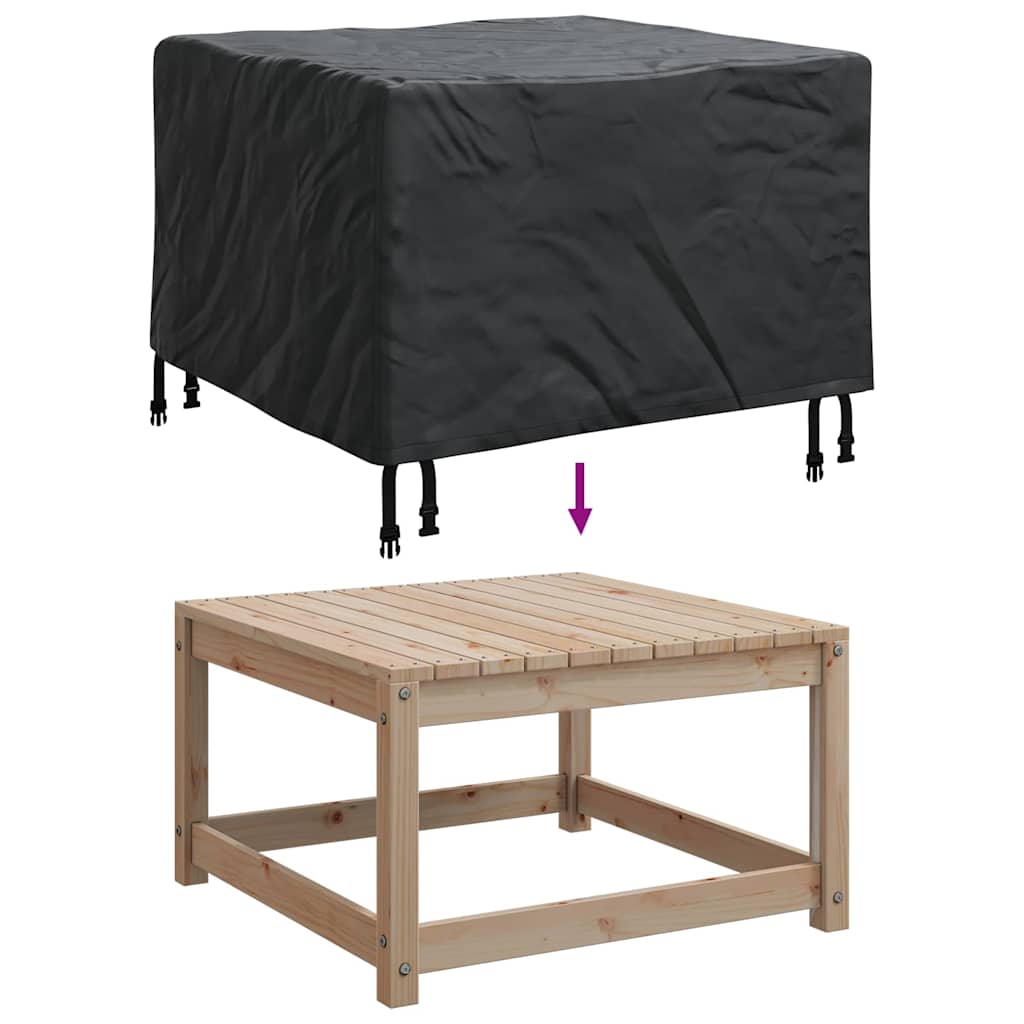 Buitenmeubelhoes Zwart 60 x 60 x 45 cm 210D stof