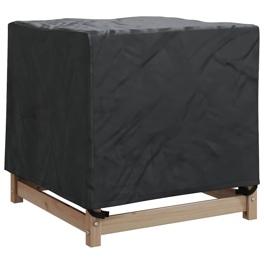 Hoes voor tuinmeubelen Zwart 64 x 64 x 65 cm 210D Oxford Stof
