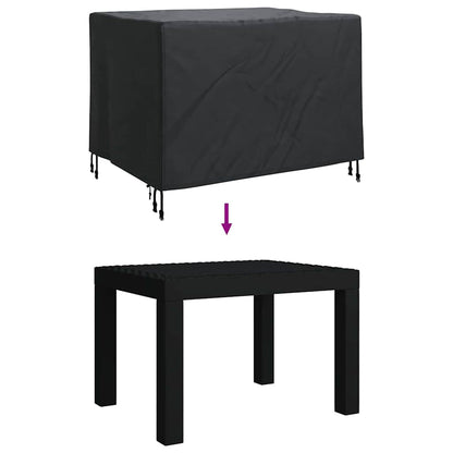 Hoes voor tuinmeubelen Zwart 110 x 84 x 70 cm 420D Oxford Stof