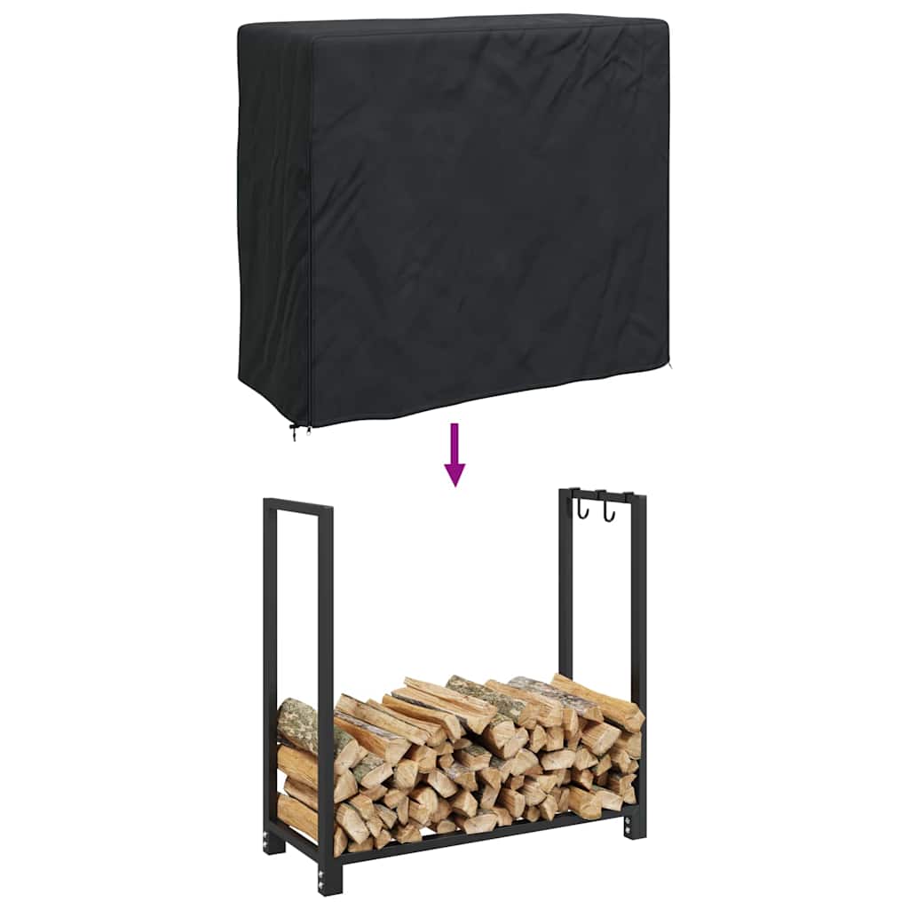 Buitenmeubelhoes Zwart 122 x 61 x 106 cm 210D stof