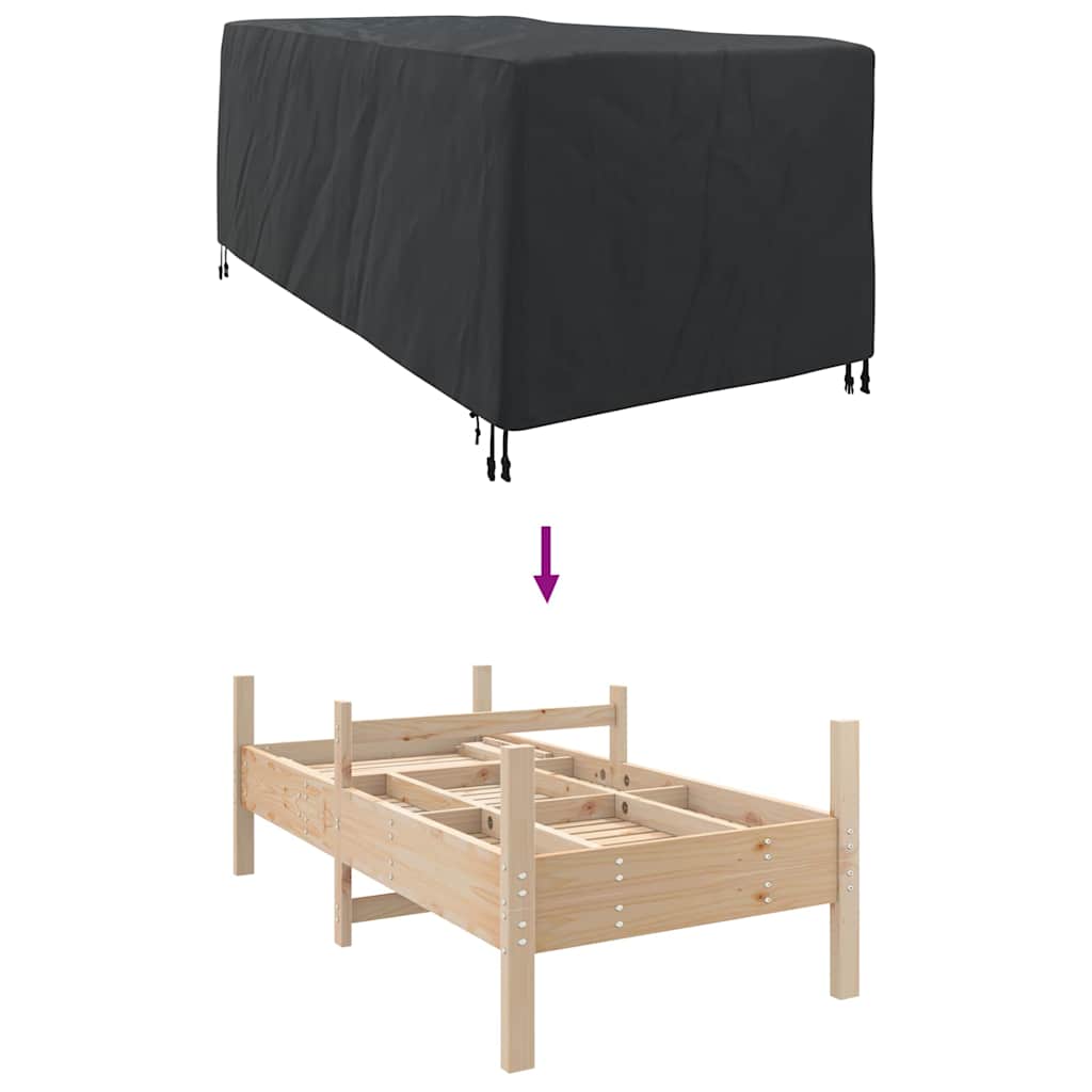 Hoes voor tuinmeubelen 205 x 100 x 70 cm 210D Oxford Stof