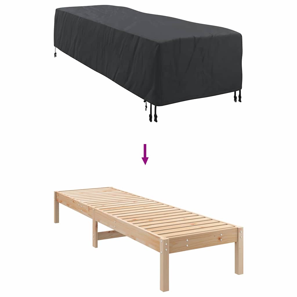 Hoes voor tuinmeubelen 210 x 74 x 40 cm 600D Oxford Stof