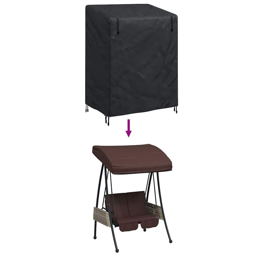 Hoes voor buitenschommel 120 x 90 x 155 cm 420D Oxford Stof