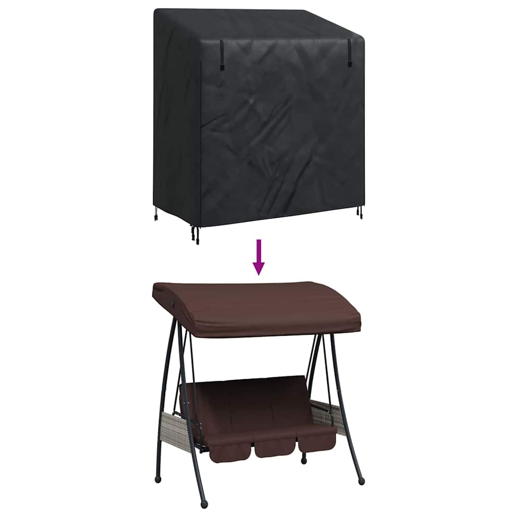 Hoes voor buitenschommel 135 x 100 x 165 cm 210D Oxford Stof