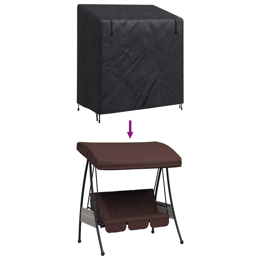 Hoes voor buitenschommel 135 x 100 x 165 cm 420D Oxford Stof