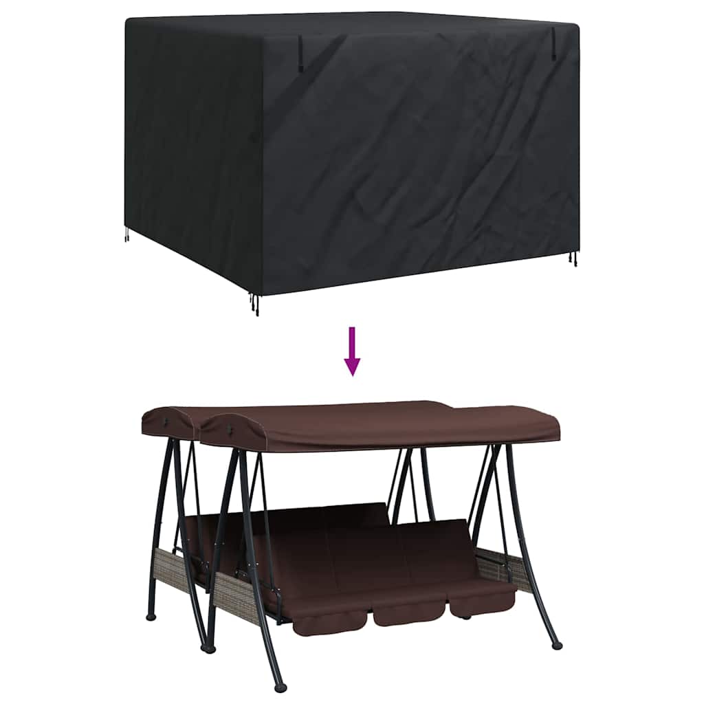 Hoes voor buitenschommel 250 x 250 x 160 cm 600D Oxford Stof