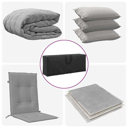 Buitenmeubelhoes Zwart 125 x 32 x 50 cm 210D oxford stof