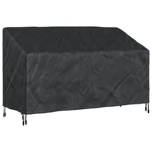 Tuinbankhoes Zwart 165 x 70 x 65 / 94 cm 210D Oxford Stof
