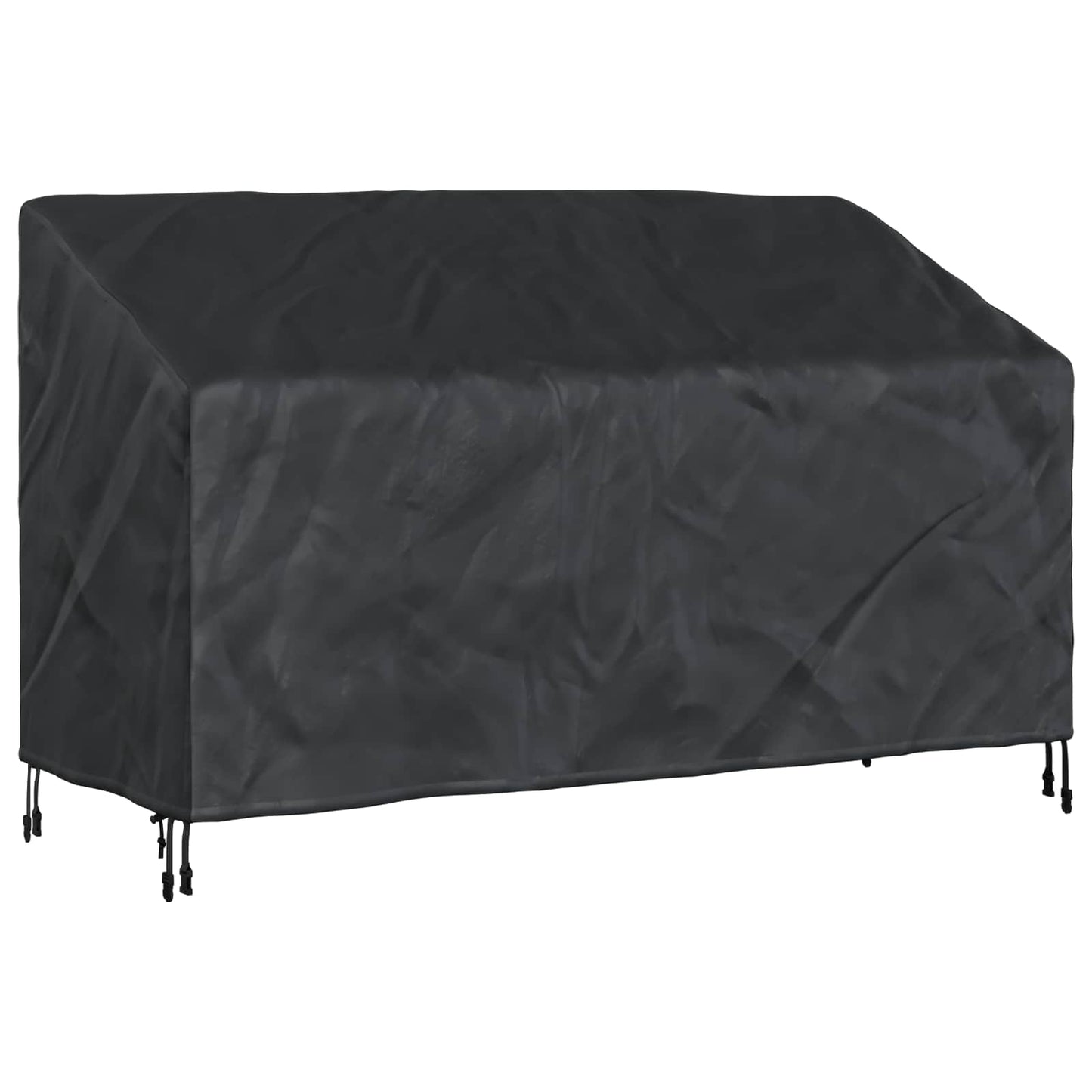Tuinbankhoes Zwart 165 x 70 x 65 / 94 cm 210D Oxford Stof
