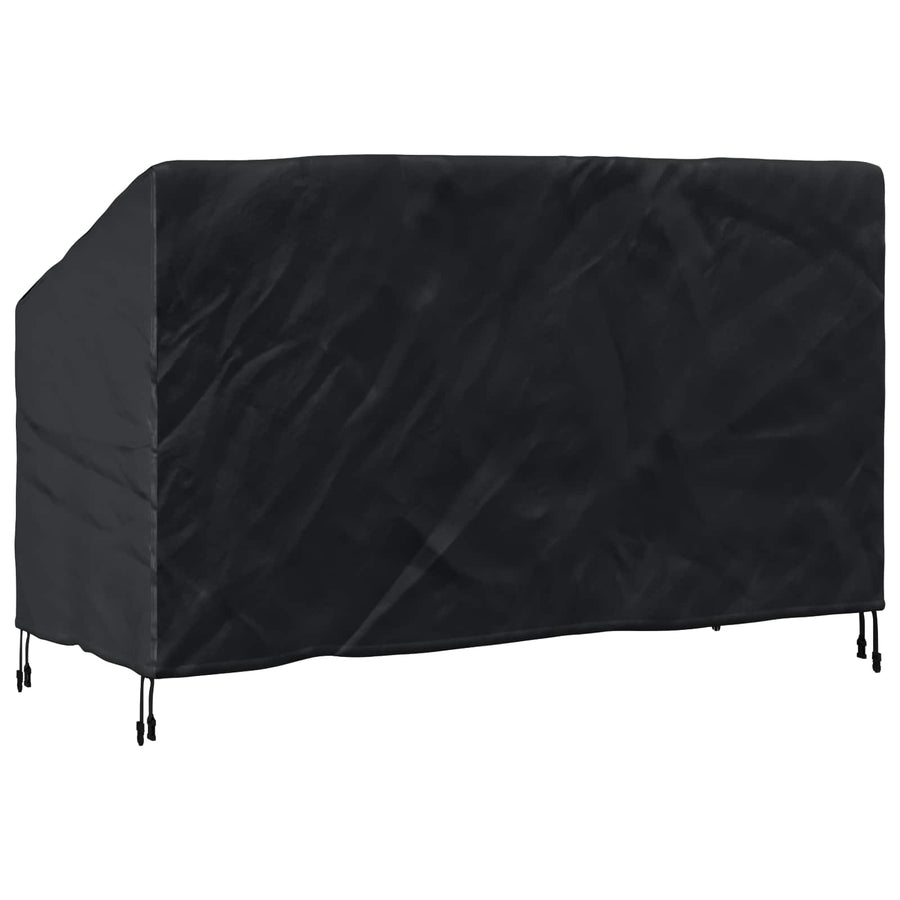 Tuinbankhoes Zwart 165 x 70 x 65 / 94 cm 210D Oxford Stof