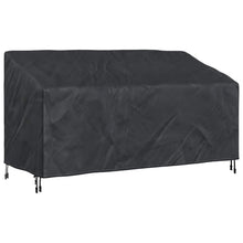 Tuinbankhoes Zwart 185 x 85 x 65 / 94 cm 600D Oxford Stof
