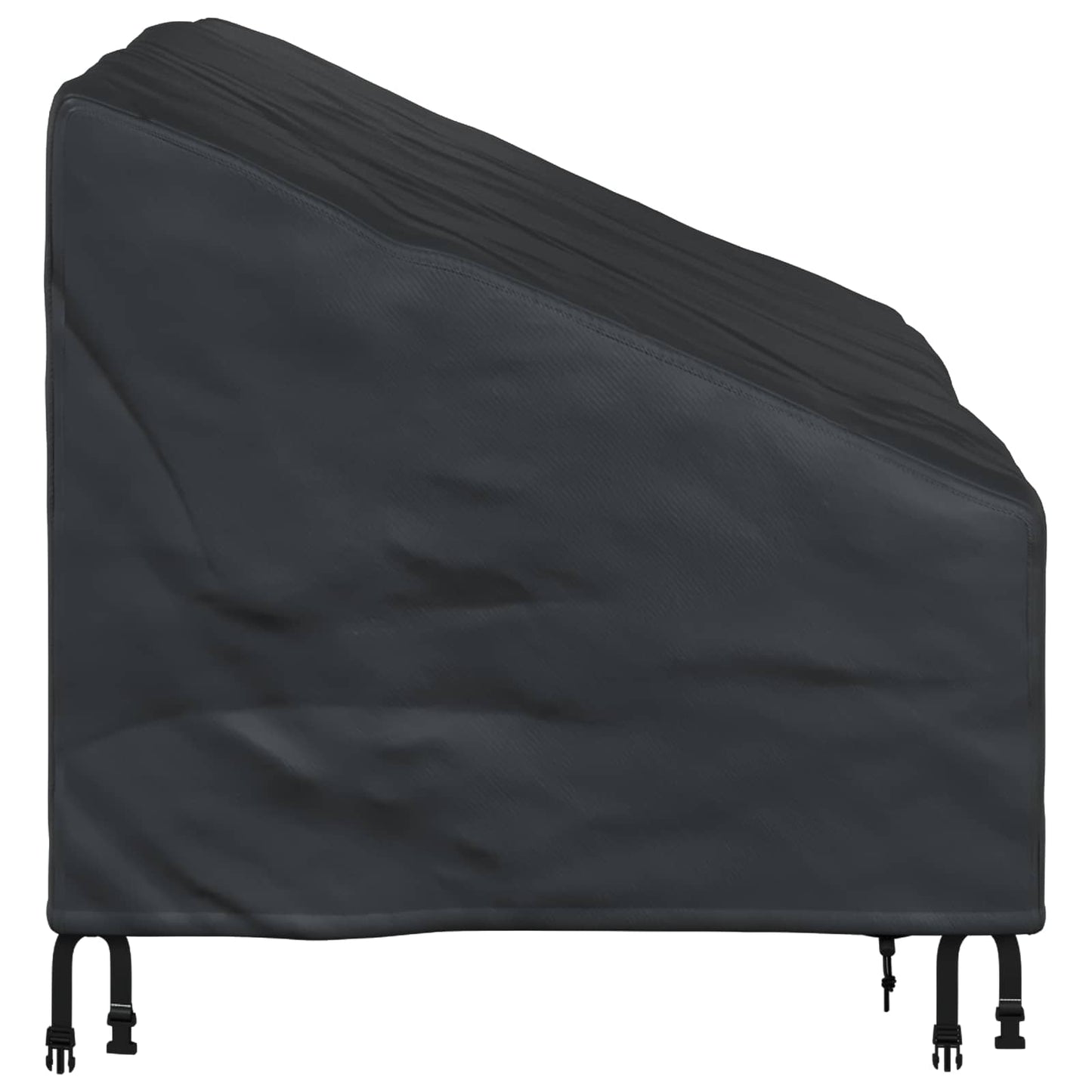 Tuinbankhoes Zwart 130 x 95 x 40 / 80 cm 210D Oxford Stof