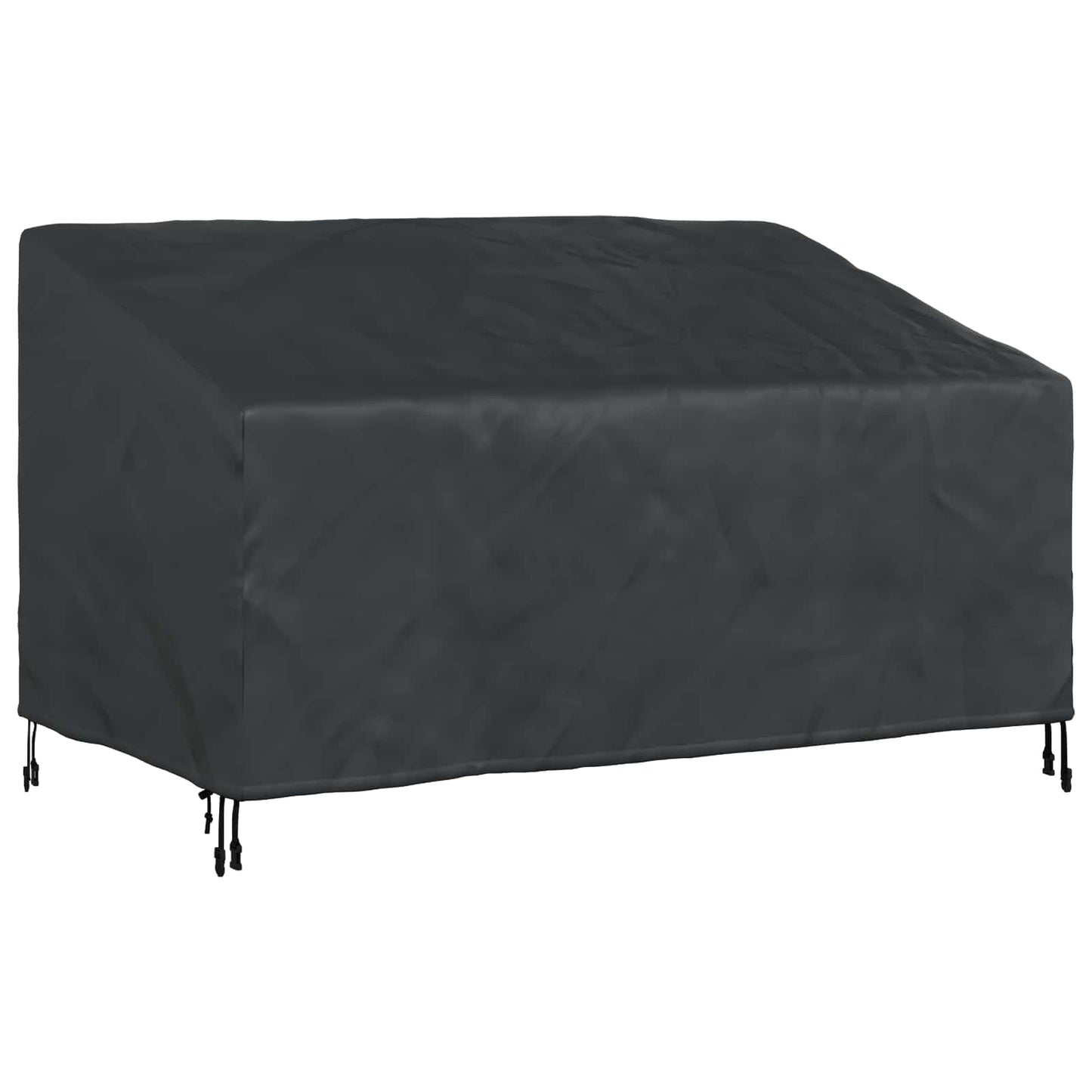 Tuinbankhoes Zwart 160 x 100 x 61 / 89 cm 210D Oxford Stof