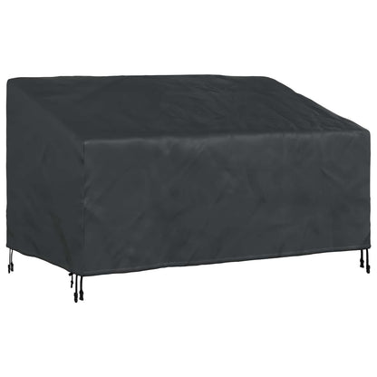 Tuinbankhoes Zwart 160 x 100 x 61 / 89 cm 210D Oxford Stof