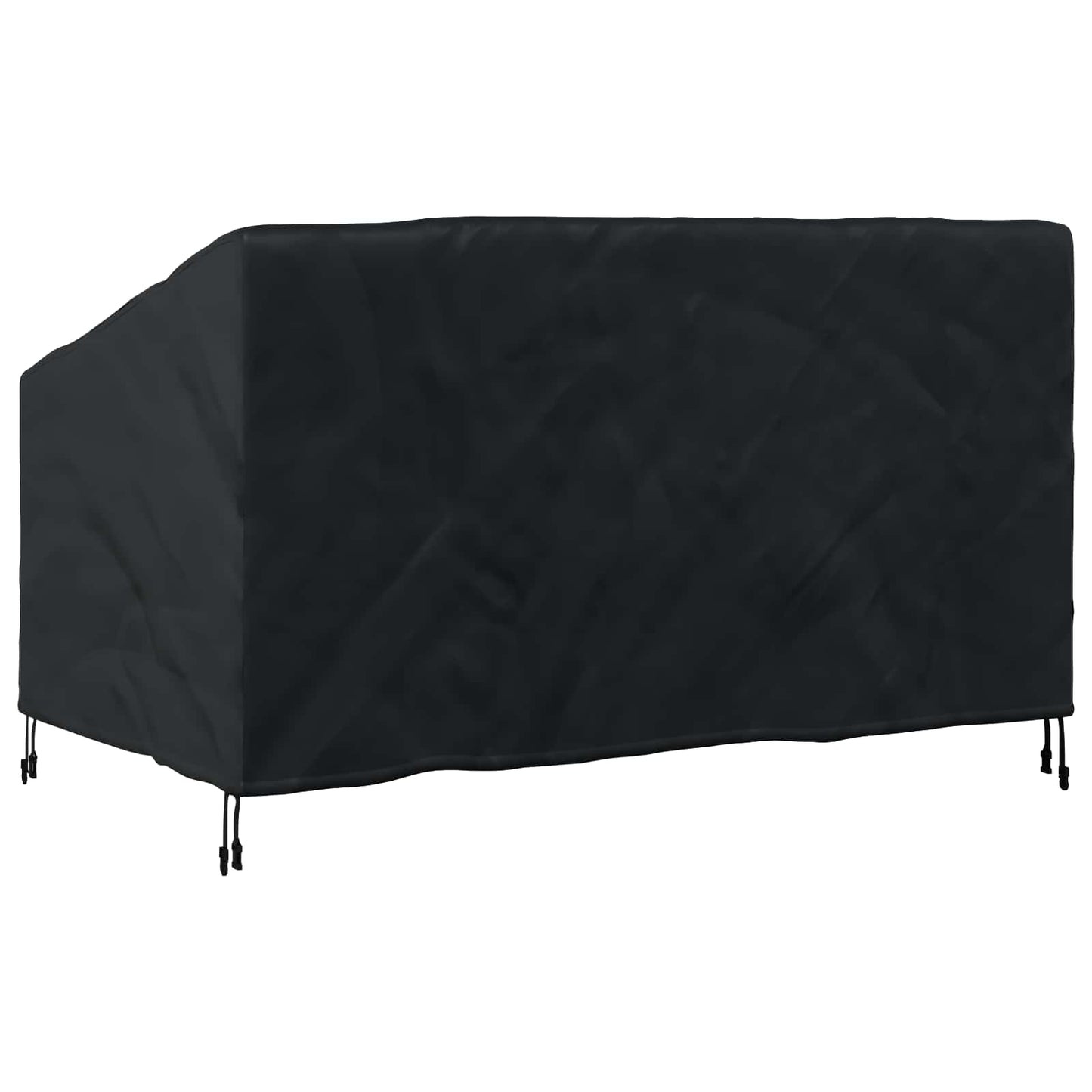 Tuinbankhoes Zwart 160 x 100 x 61 / 89 cm 210D Oxford Stof