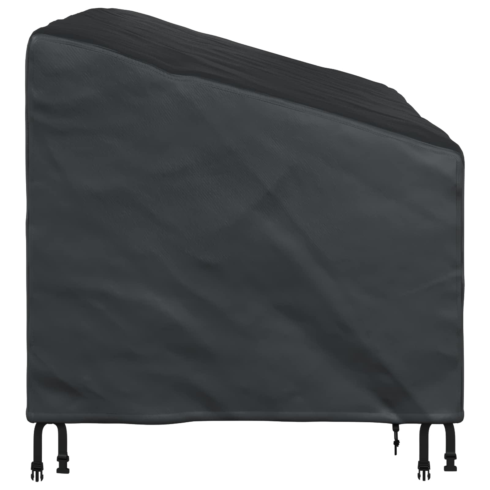 Tuinbankhoes Zwart 160 x 100 x 61 / 89 cm 210D Oxford Stof