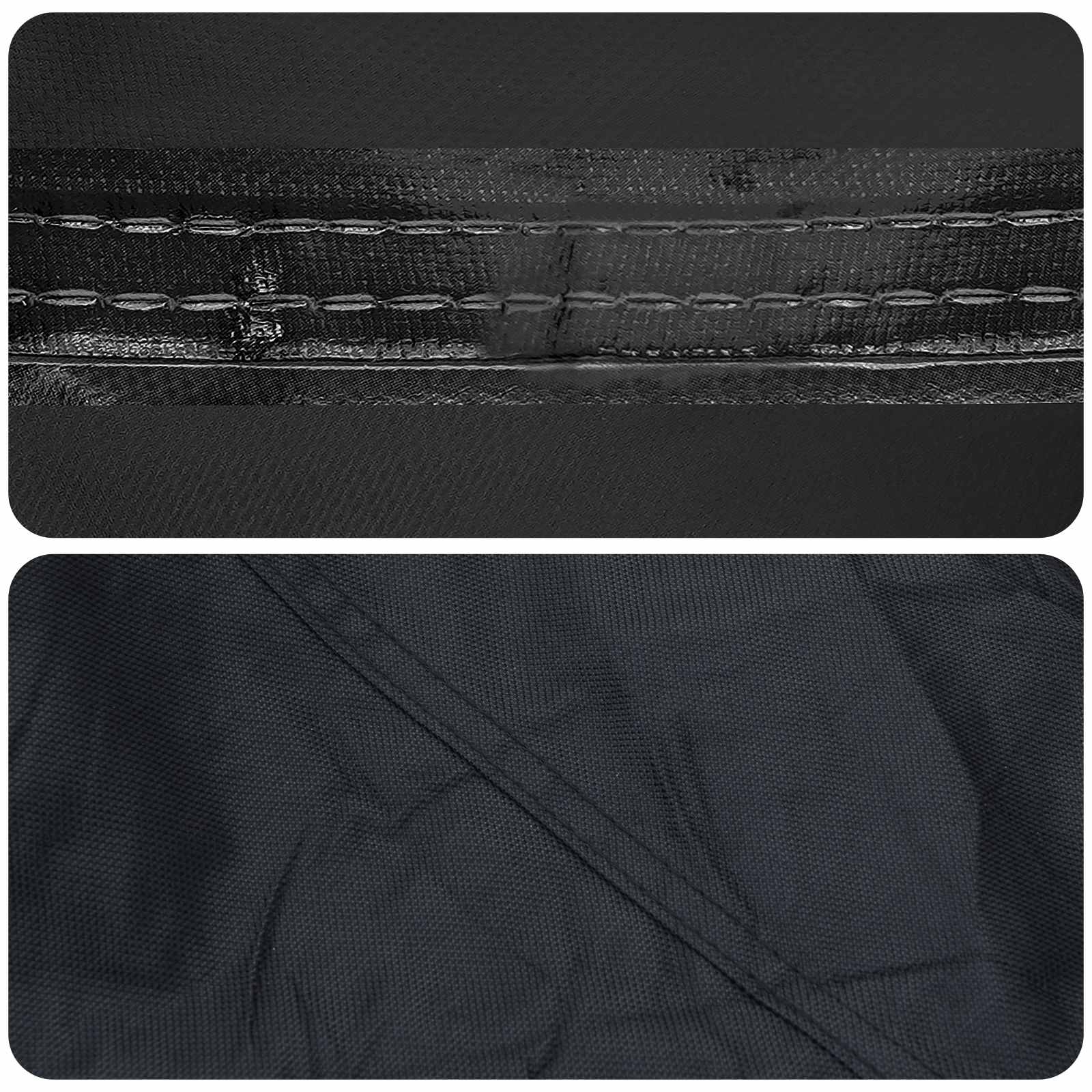 Tuinbankhoes Zwart 160 x 100 x 61 / 89 cm 600D Oxford Stof