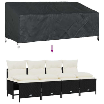 Buitenmeubelhoes Zwart 200 x 100 x 89 cm 420D oxford stof