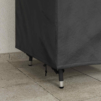 Tuinstoelhoes Zwart 70 x 70 x 85 / 125 cm 600D Oxford Stof