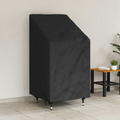 Tuinstoelhoes Zwart 70 x 70 x 85 / 125 cm 600D Oxford Stof