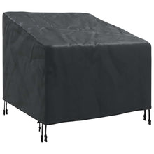 Tuinstoelhoes Zwart 90 x 90 x 50 / 75 cm 600D Oxford Stof