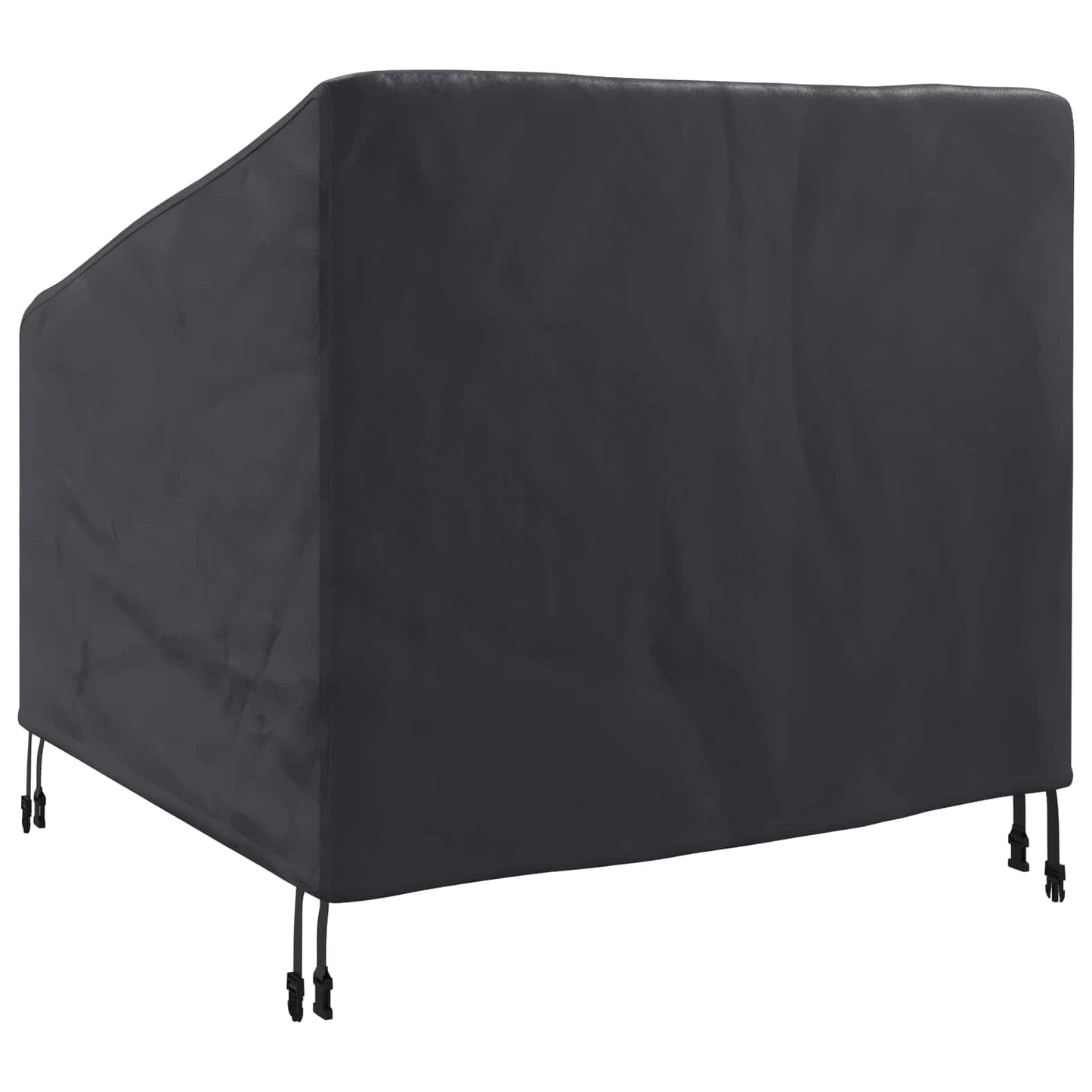 Tuinstoelhoes Zwart 90 x 90 x 50 / 75 cm 600D Oxford Stof
