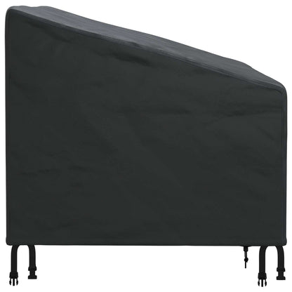 Tuinstoelhoes Zwart 90 x 90 x 50 / 75 cm 600D Oxford Stof