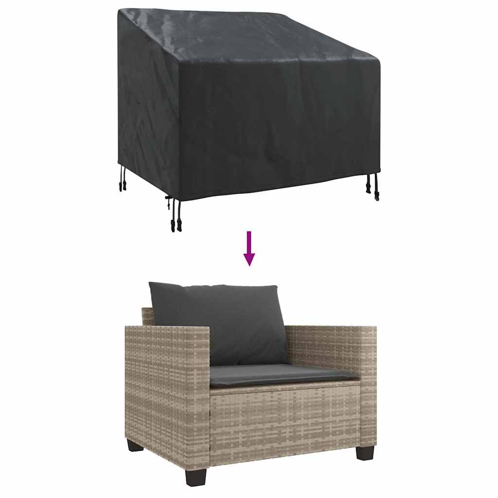 Buitenmeubelhoes Zwart 96 x 79 x 74 cm 420D oxford stof