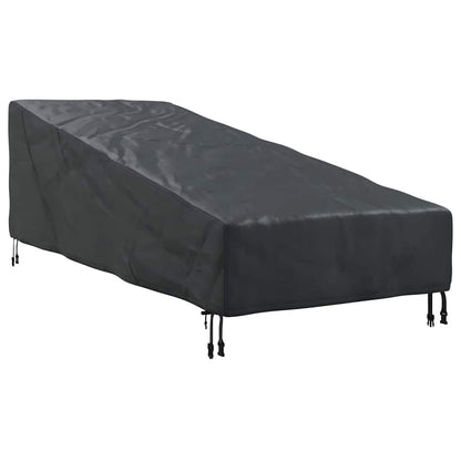 Buitenmeubelhoes Zwart 195 x 76 x 82 cm 210D oxford stof