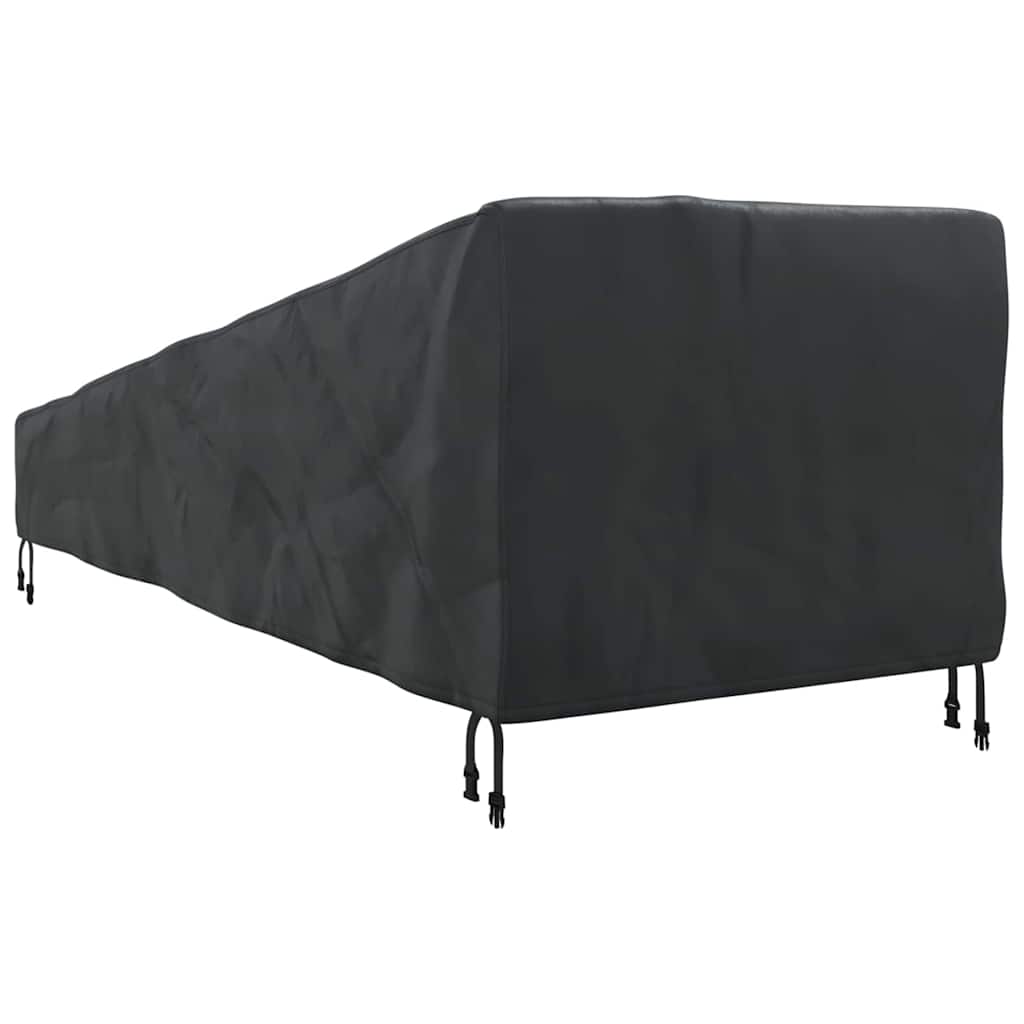 Buitenmeubelhoes Zwart 195 x 76 x 82 cm 210D oxford stof