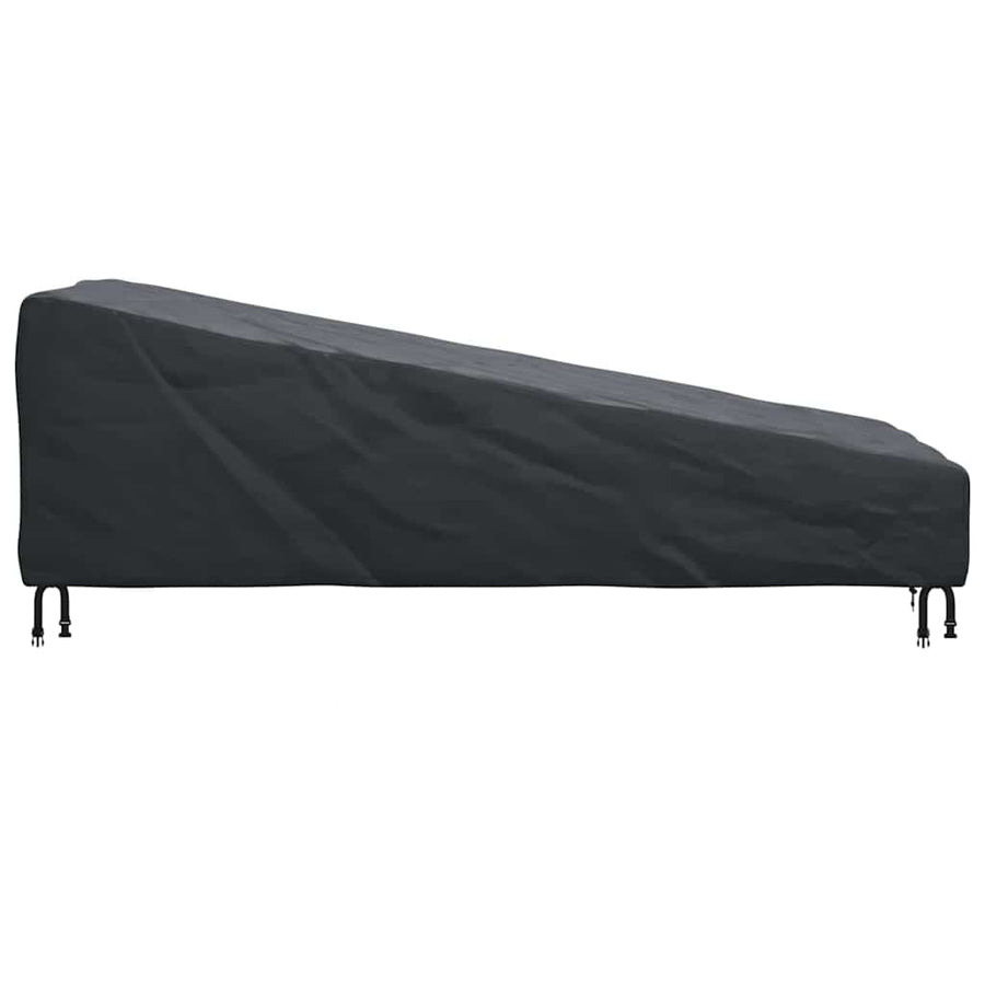 Buitenmeubelhoes Zwart 195 x 76 x 82 cm 210D oxford stof