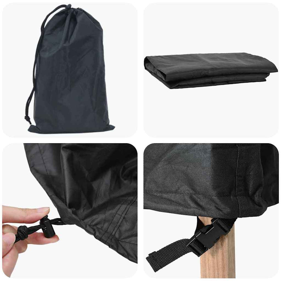 Buitenmeubelhoes Zwart 203 x 81 x 63 cm 210D oxford stof
