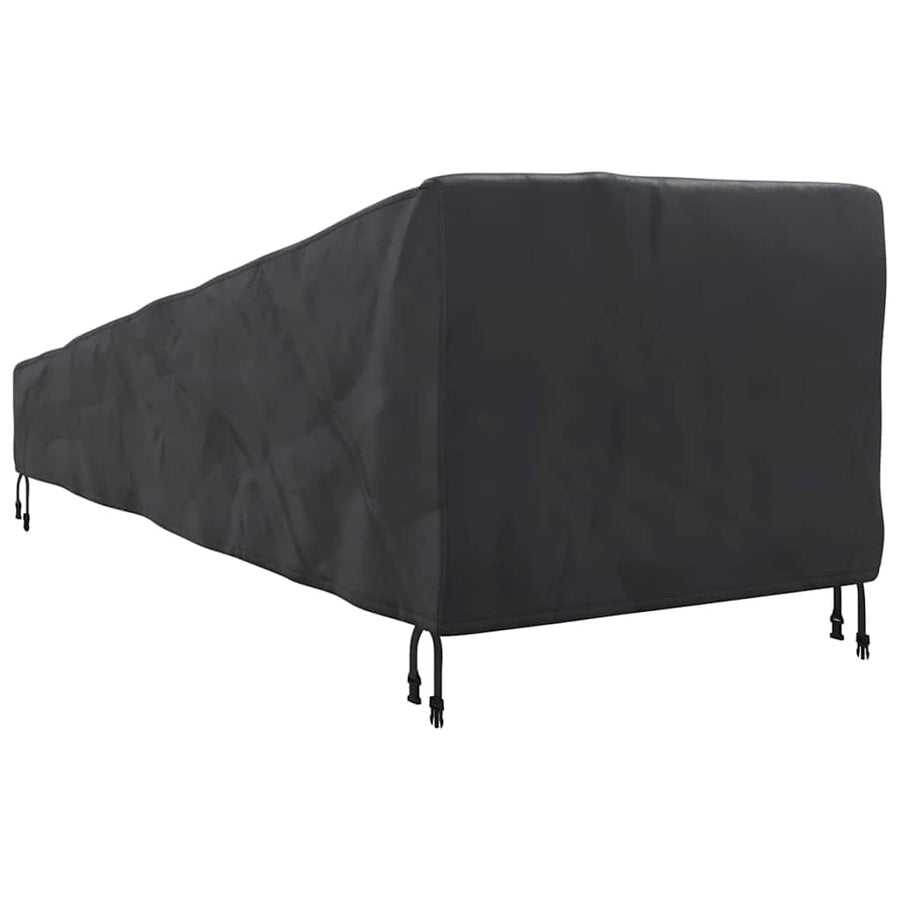 Buitenmeubelhoes Zwart 210 x 80 x 75 cm 210D oxford stof